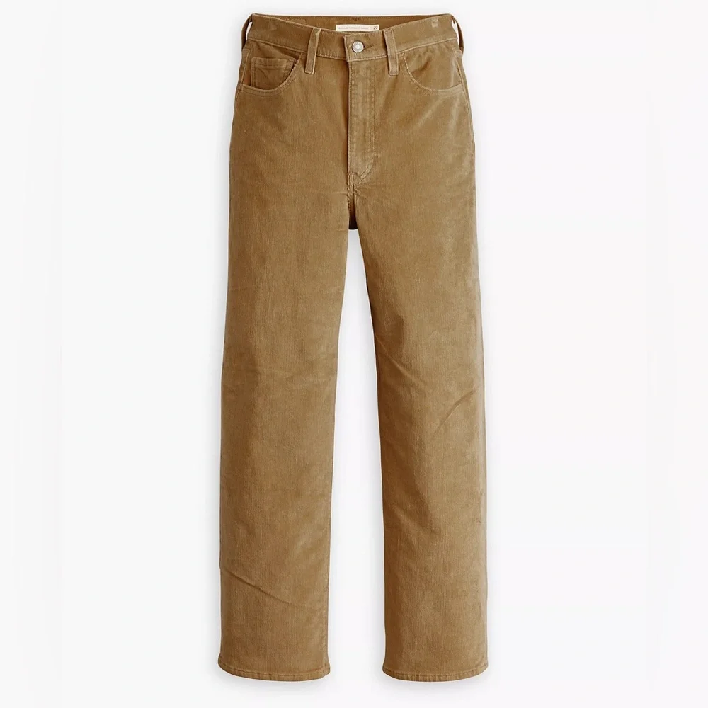 LEVI’S RIBCAGE STRAIGHT ANKLE CORDUROY WOMEN'S PANTS SIZE 29x30 - Picture 5 of 7